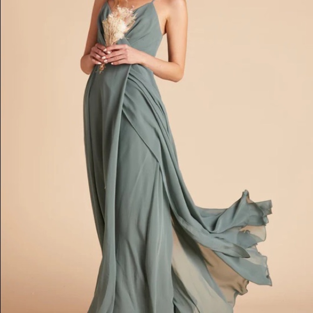 Birdy Grey Kiara Bridesmaid Dress, Seaglass, XS